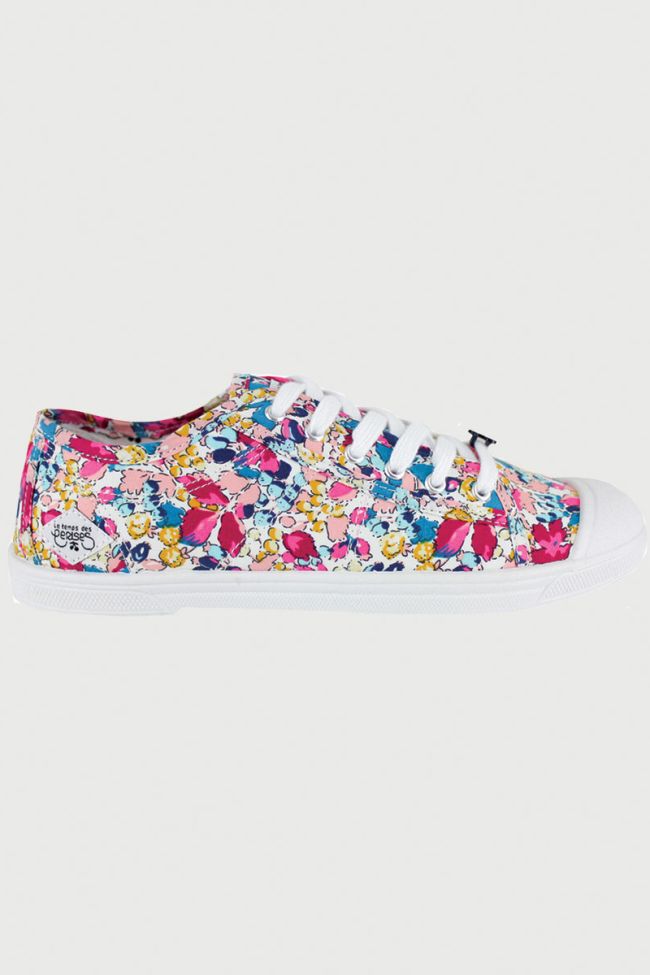 Basic trainers with floral pattern