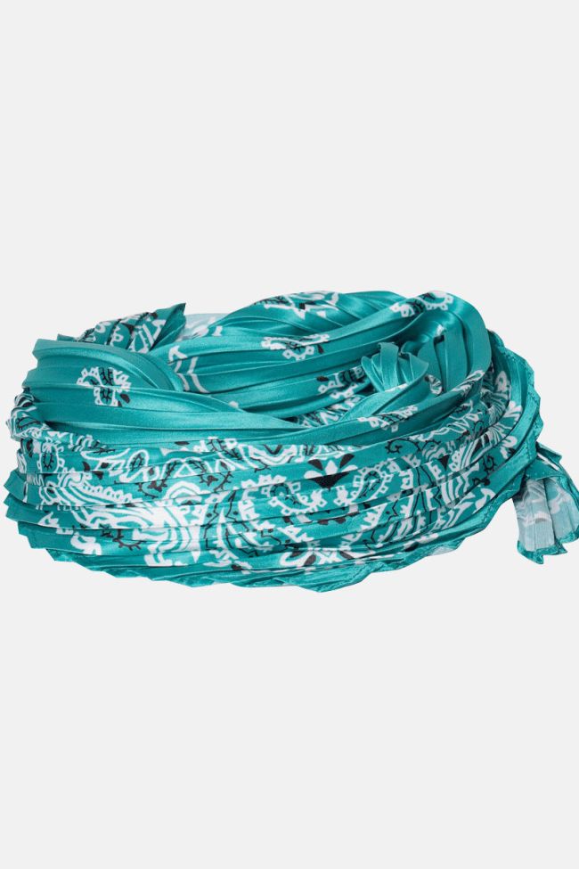 Cruz green-blue scarf