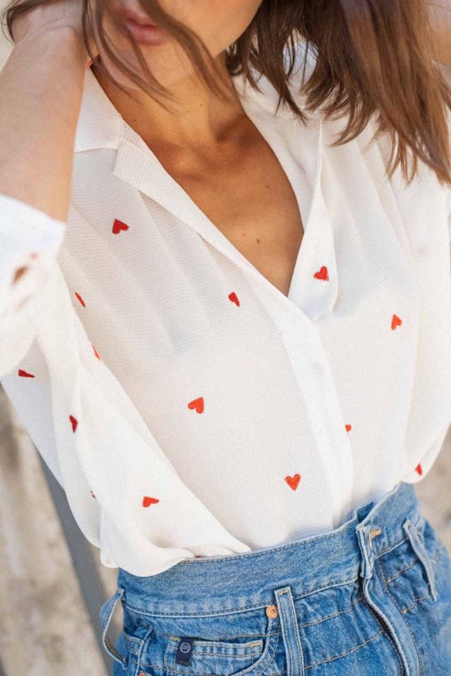 Love off-white blouse
