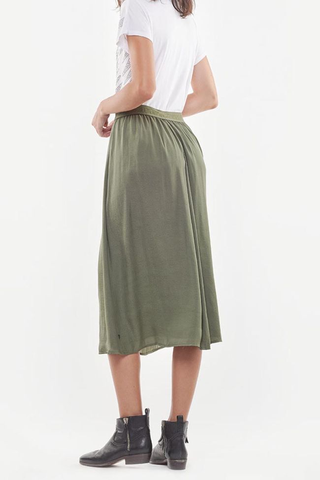 Macky khaki long skirt