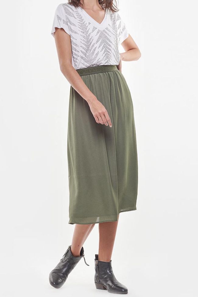 Macky khaki long skirt