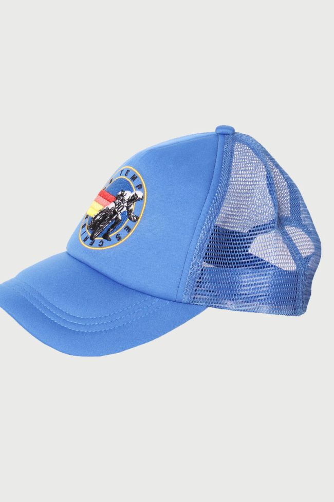 Blue Boral cap