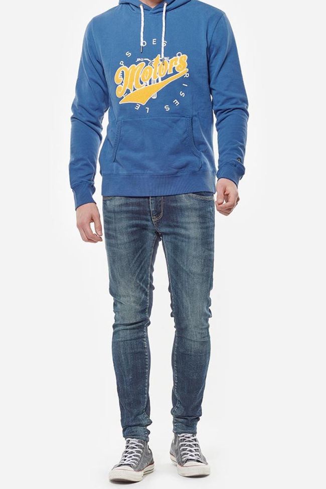 Preiser blue hooded sweatshirt