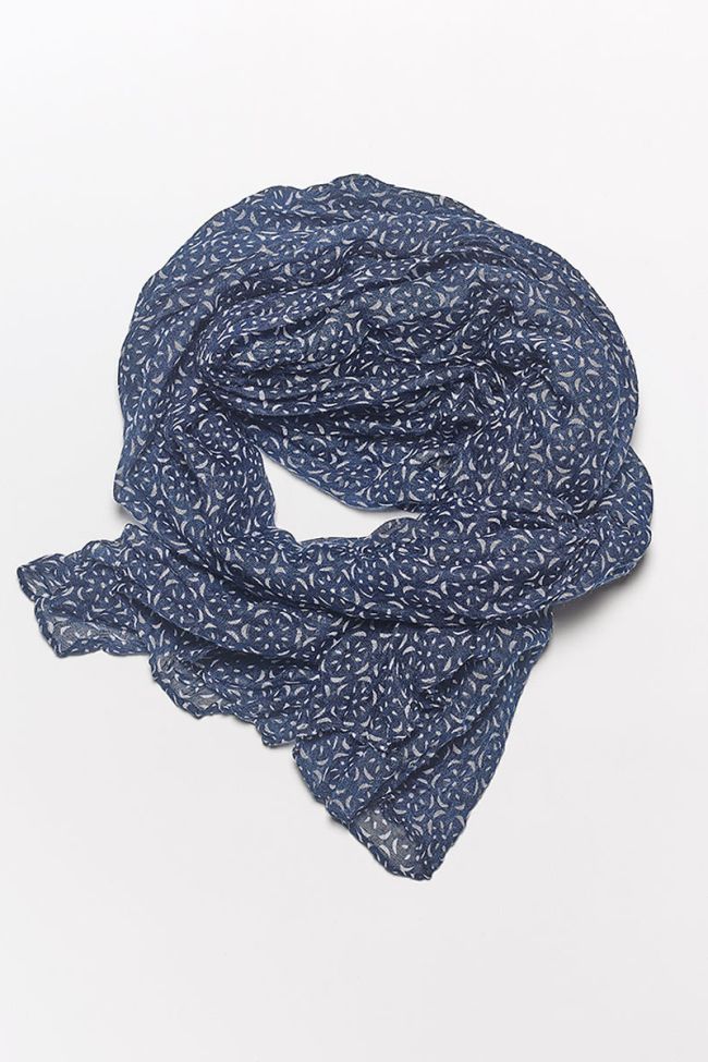 Riviera navy blue scarf