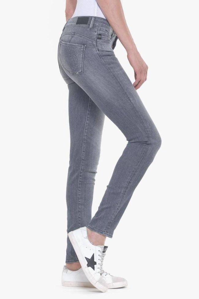 Aida pulp slim strass jeans gray N°3