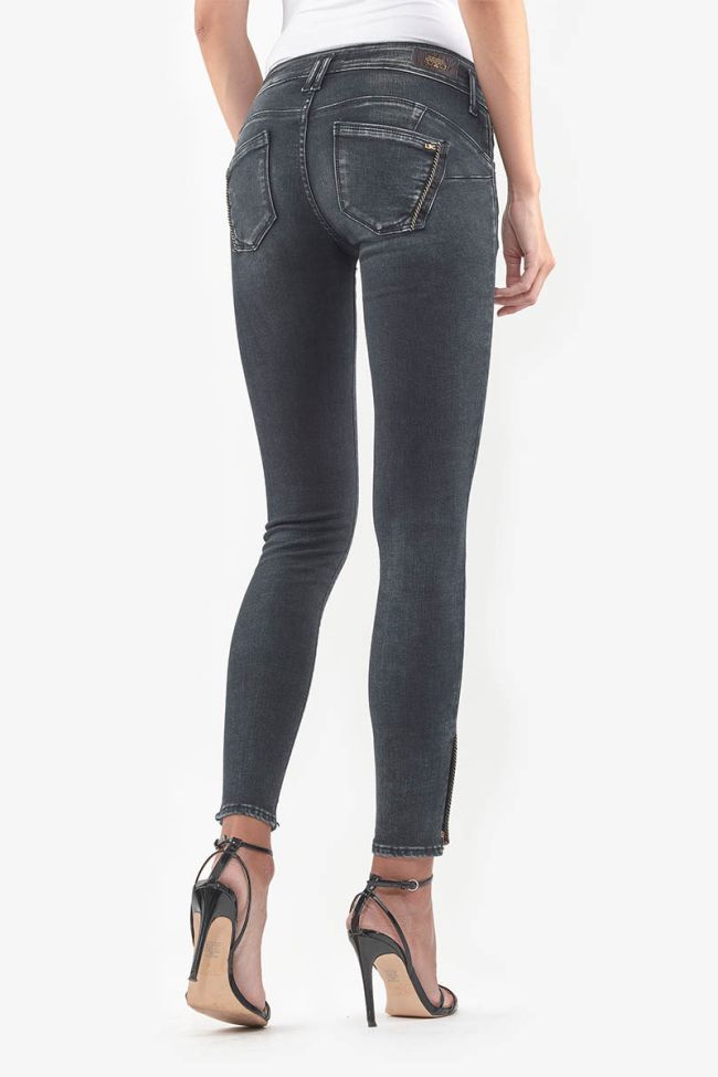 Doha pulp slim 7/8th jeans black-blue N°1