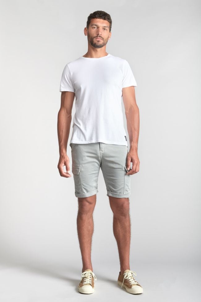 Grey Jogg Damon army-style Bermuda shorts