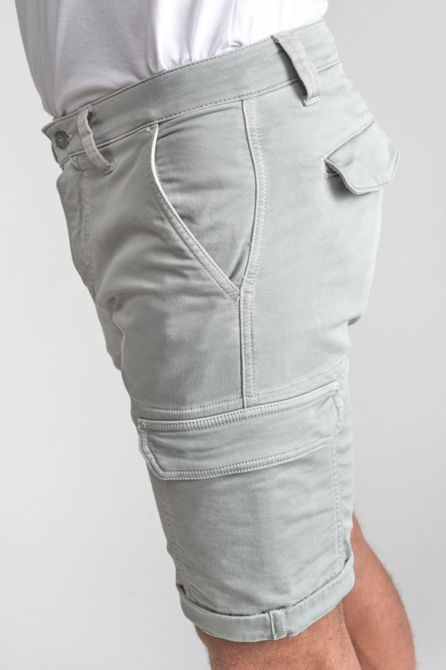 Grey Jogg Damon army-style Bermuda shorts