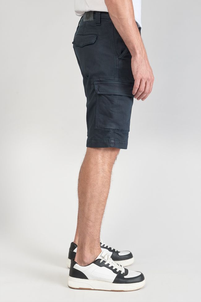 Midnight blue Jogg Damon army-style Bermuda shorts