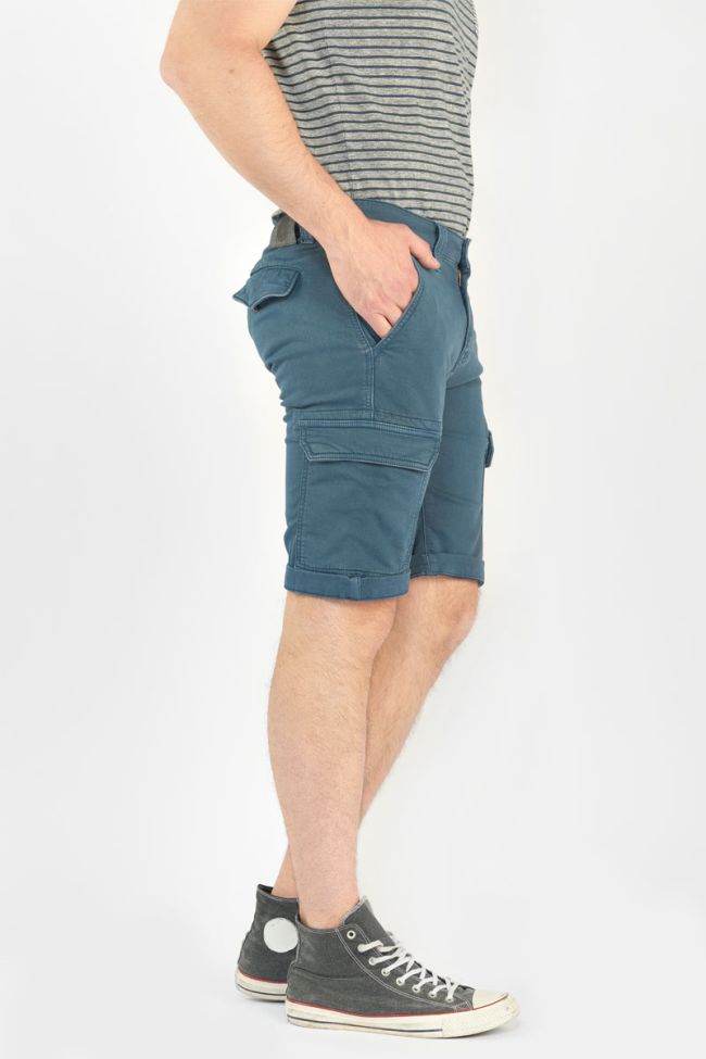 Midnight blue Jogg Damon army-style Bermuda shorts