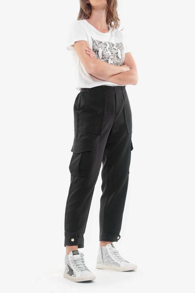 Esmera black cargo trousers