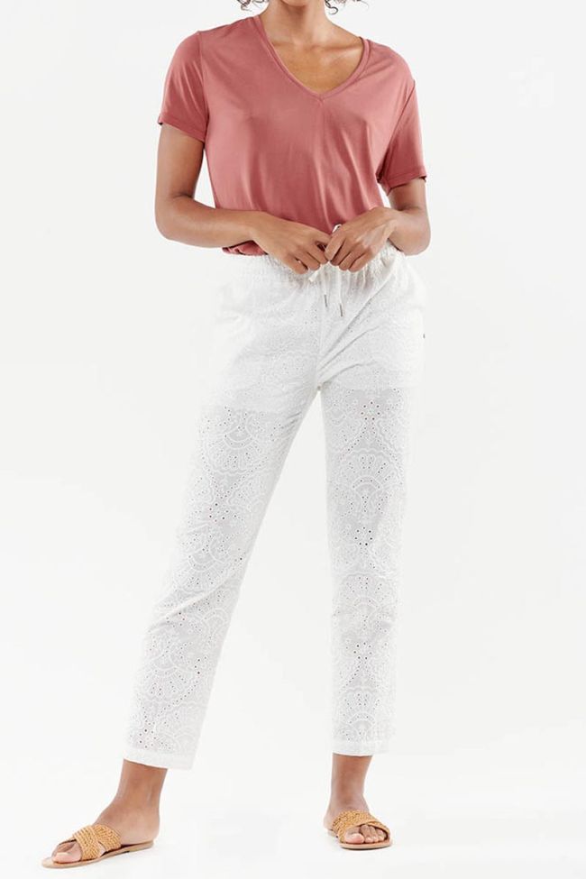 Yeta white trousers