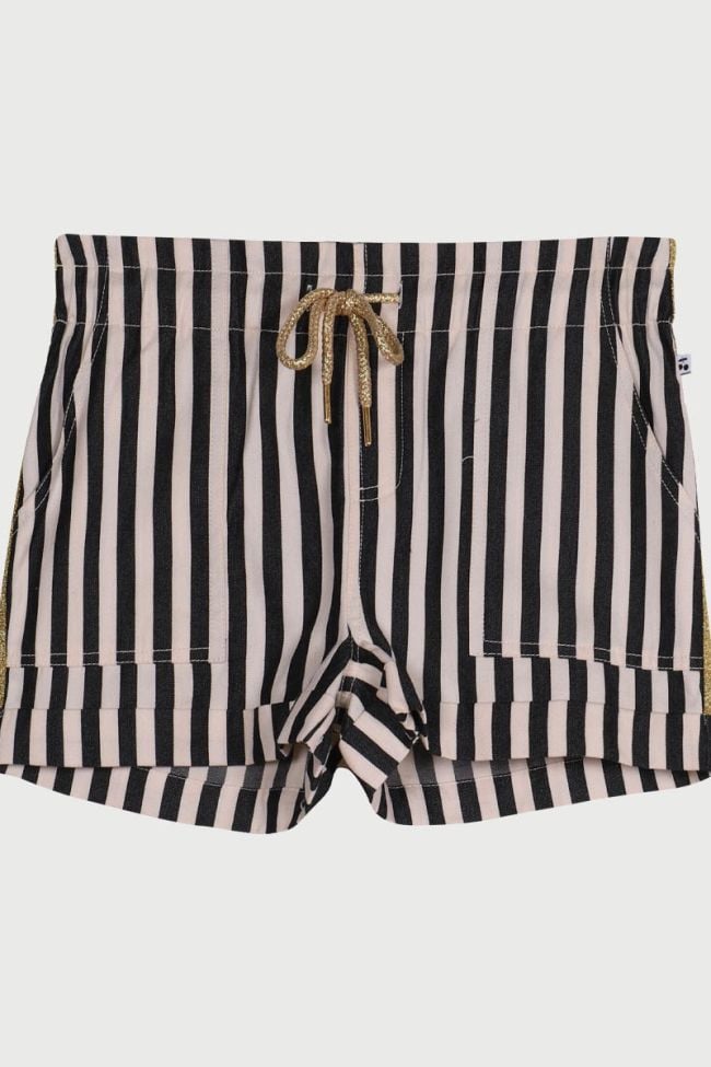 Cabanagi black and white shorts