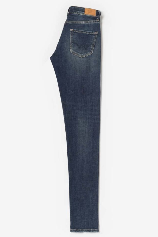 Blue high waist power basic slim jeans N°2
