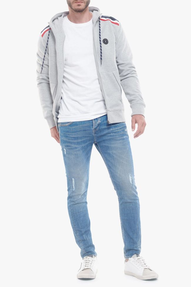 Celto zipped sweatshirt grey