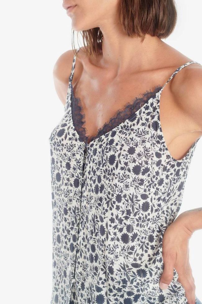Dark blue floral pattern Canay camisole