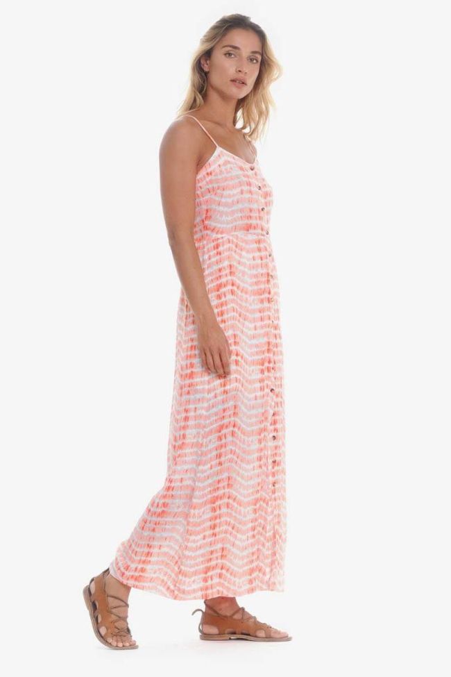 Long coral Tildabis dress