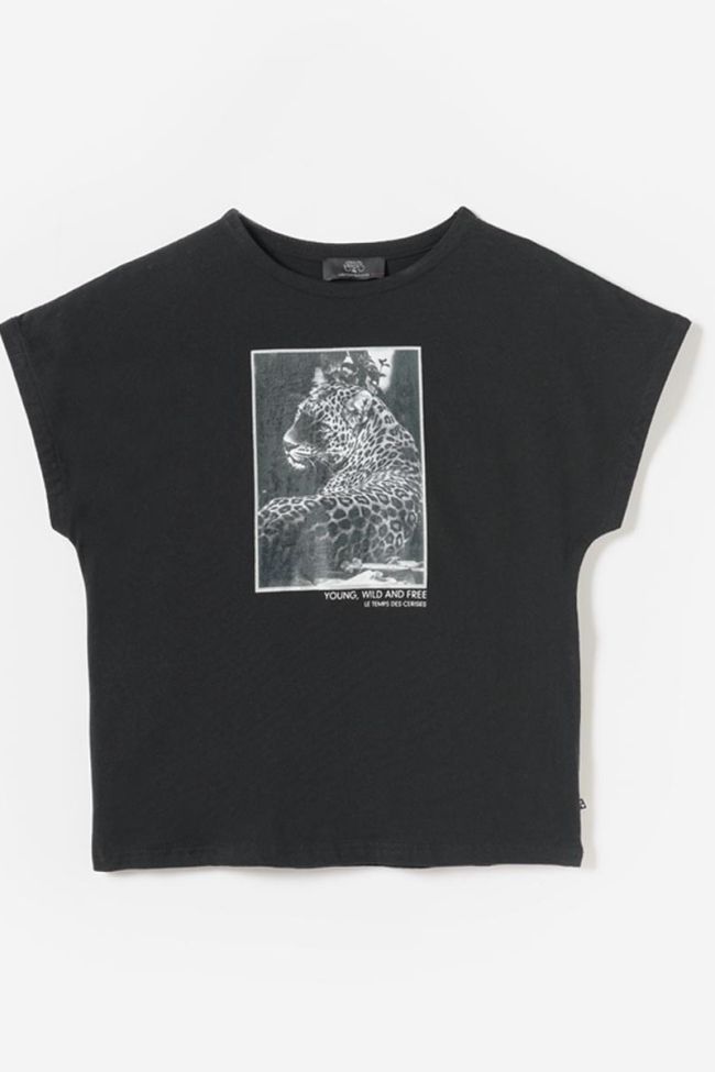 Black Hellogi printed t-shirt