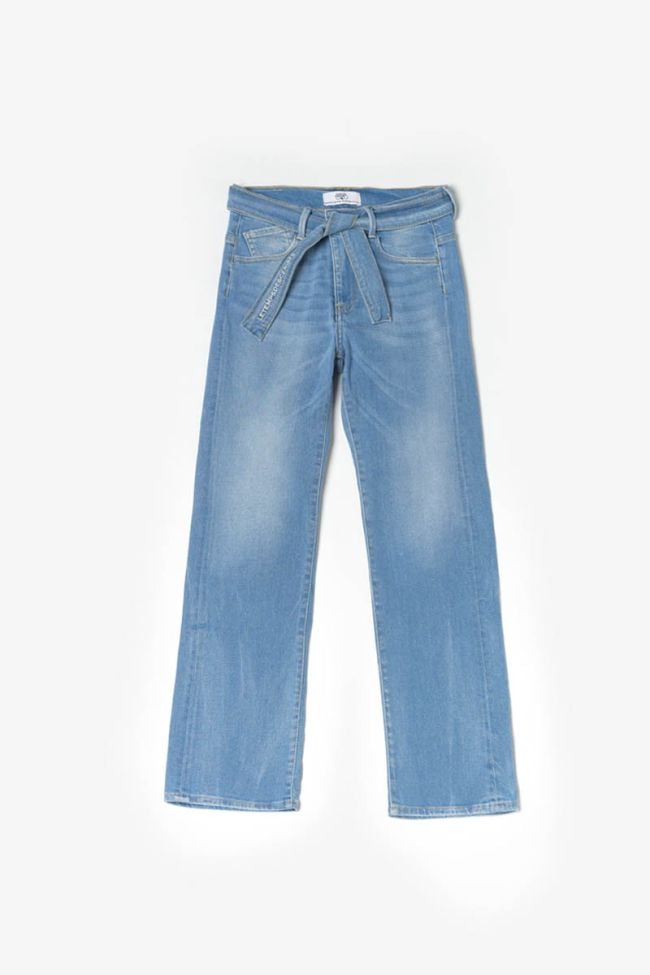 Blue wide Wave 7/8th high waist jeans N°5