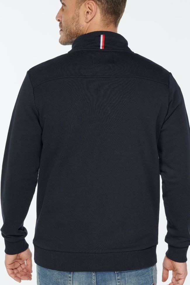 Navy zipped Bartel sweatshirt