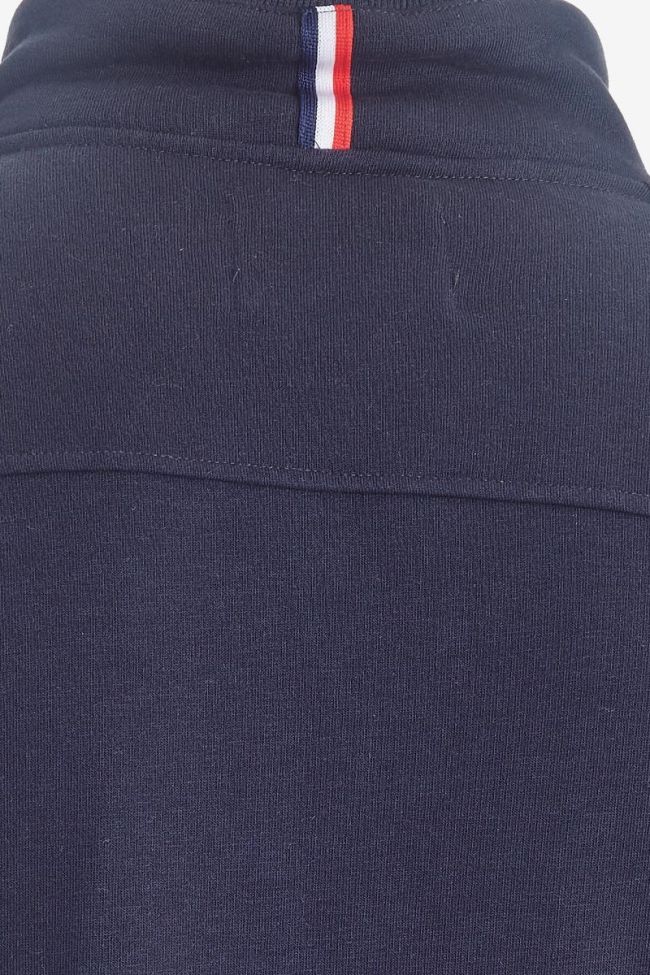 Navy zipped Bartel sweatshirt