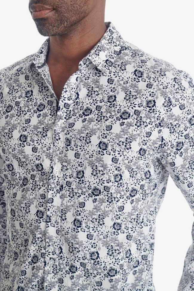 Flower pattern Pold shirt