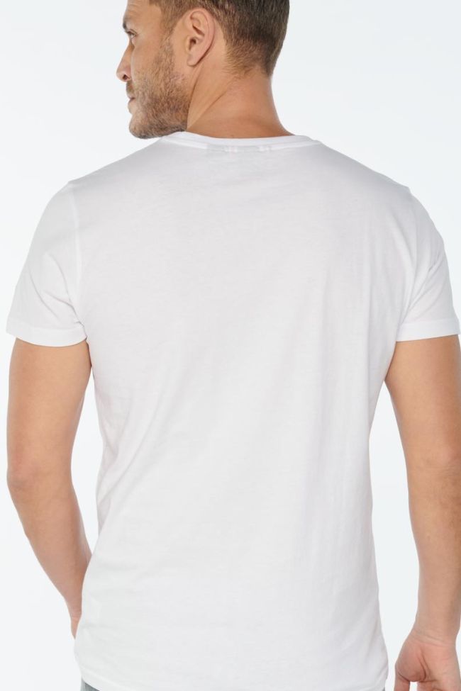 White printed Portage t-shirt