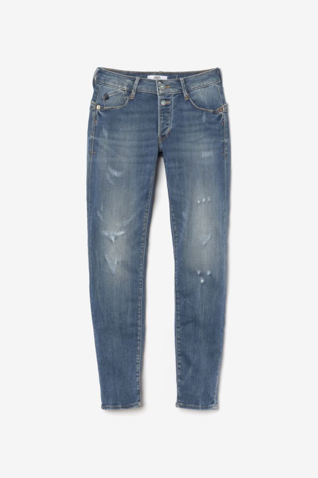 Fino pulp slim 7/8th jeans destroy blue N°3