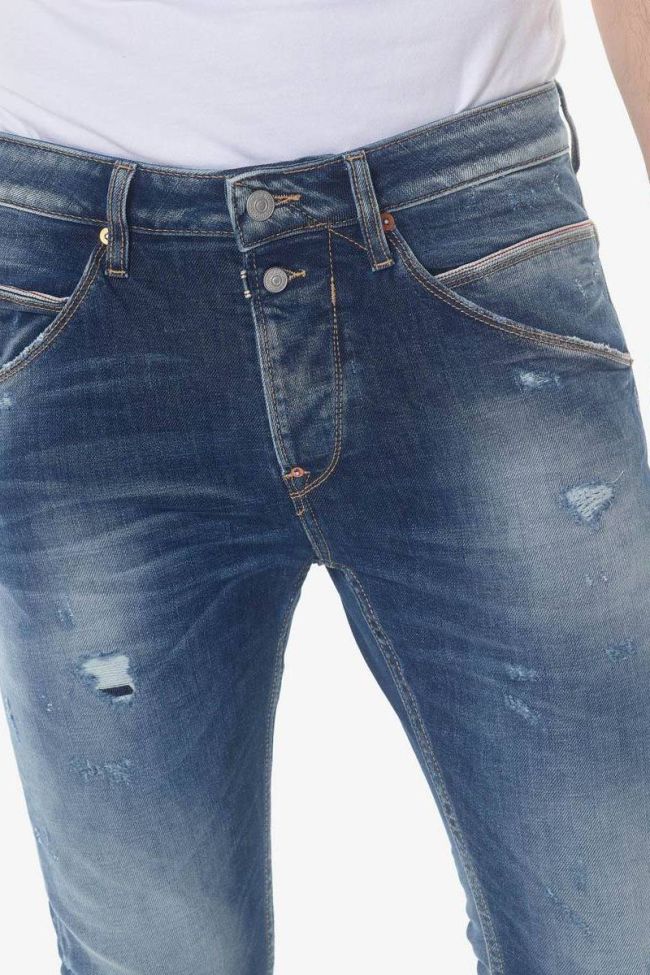 Taniel 900/16 tapered 7/8th jeans destroy blue N°3
