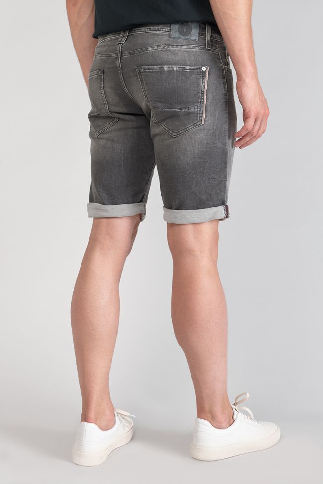 Stonewashed grey Jogg If bermuda shorts