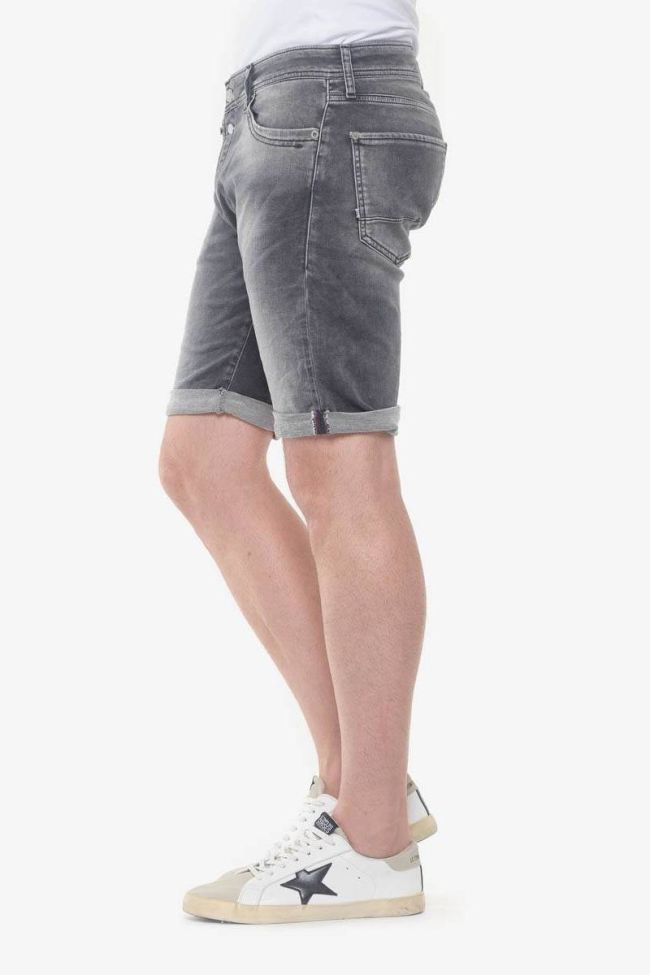 Stonewashed grey Jogg If bermuda shorts