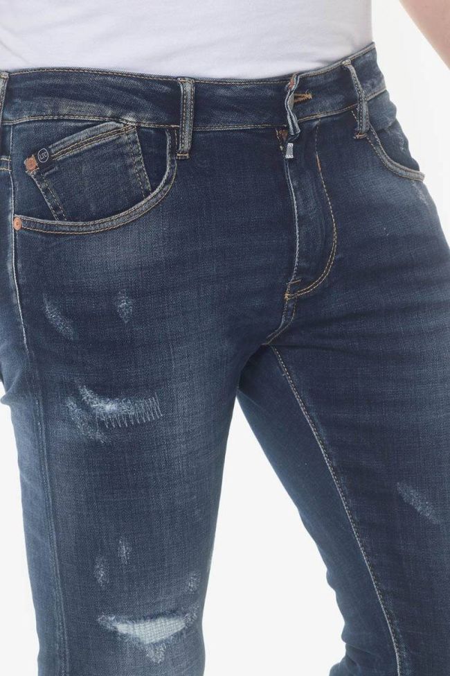 Power skinny 7/8th jeans destroy blue N°1