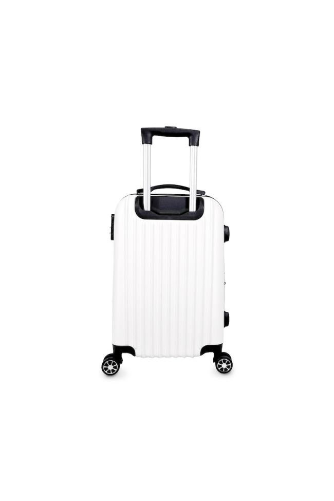 Set de 3 valises Nela blanches