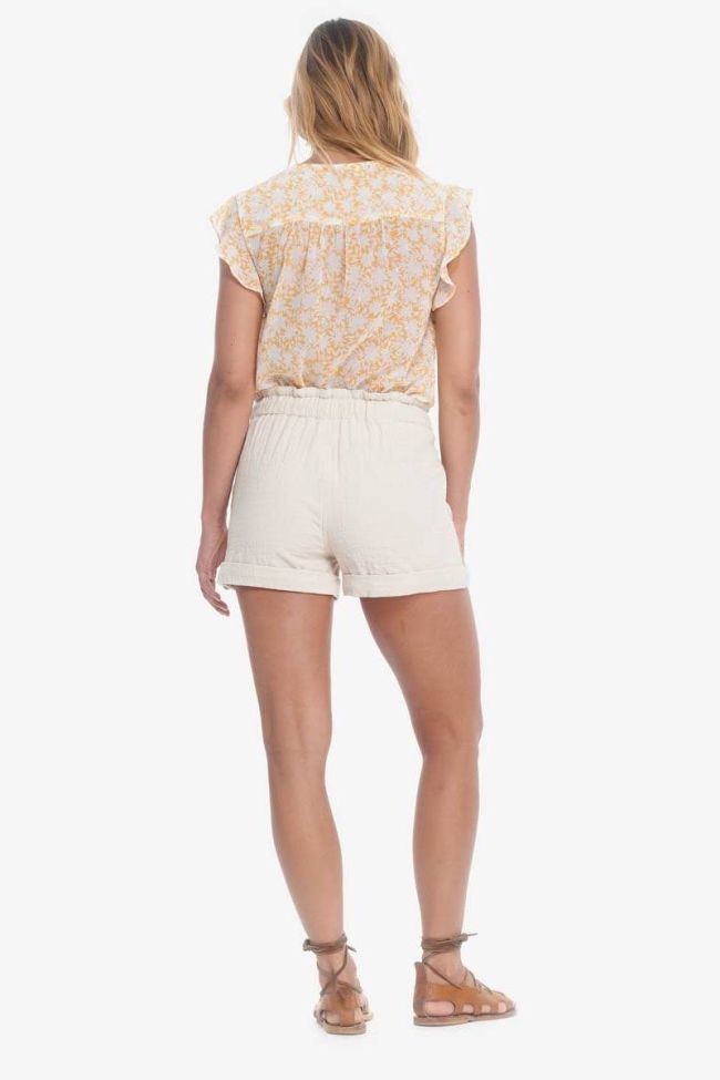 Cream Elda shorts