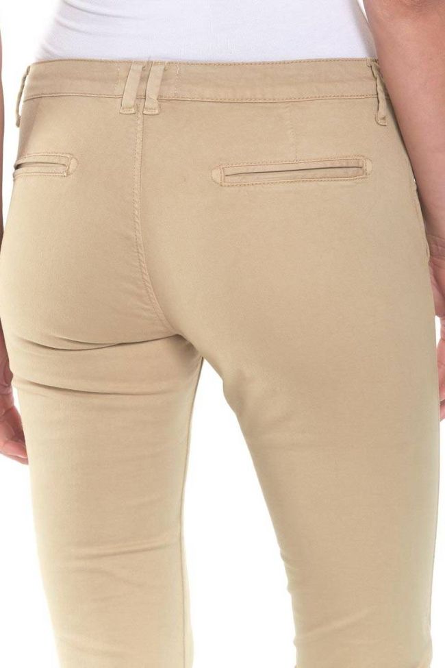 Beige Lidy8 Chino trousers