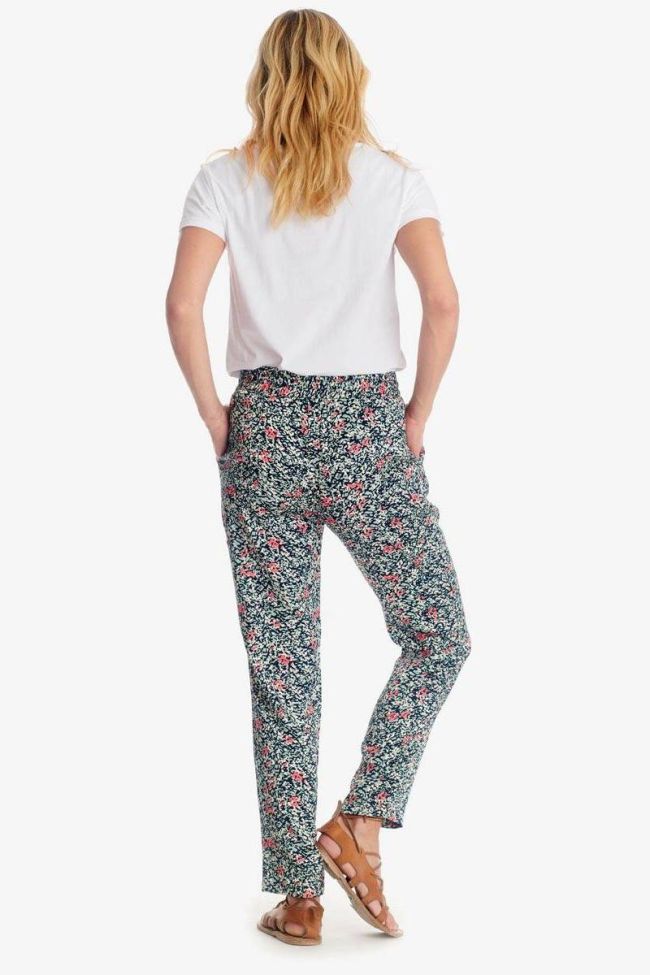 Almond floral pattern Selena trousers