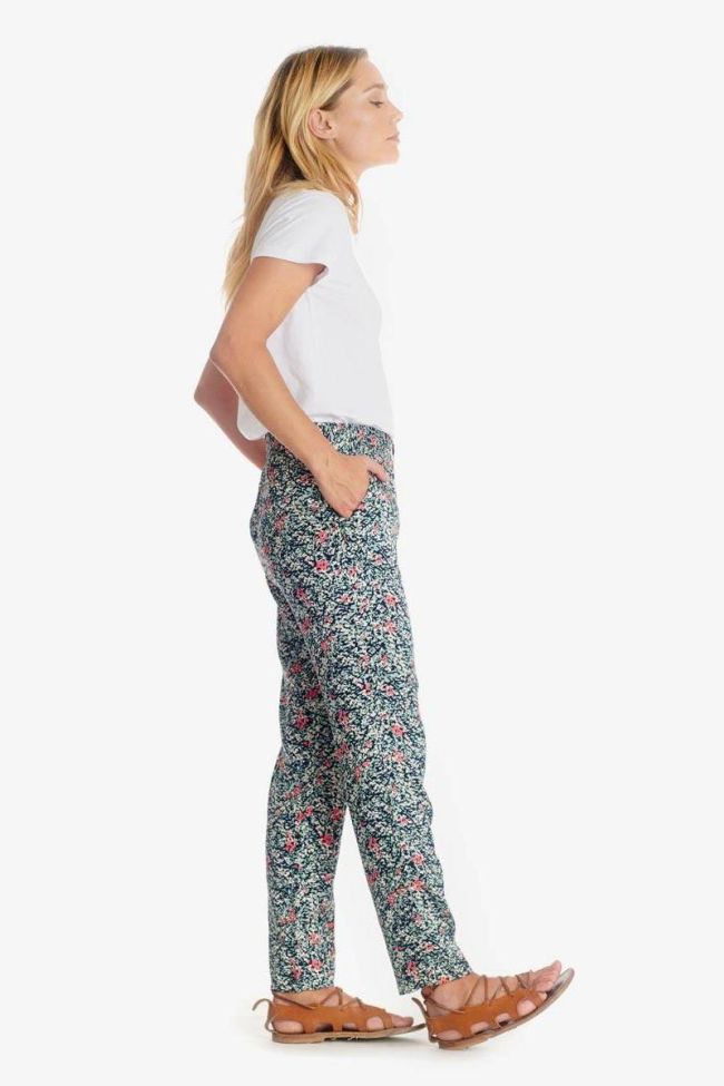 Almond floral pattern Selena trousers