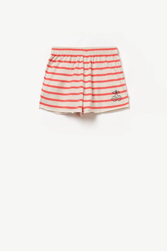 Pink and beige Kaptaingi stripy shorts