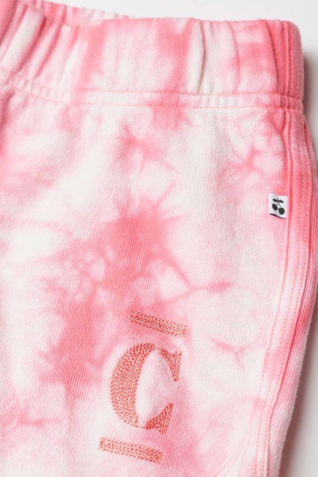 Pink tie-dye Mooregi shorts