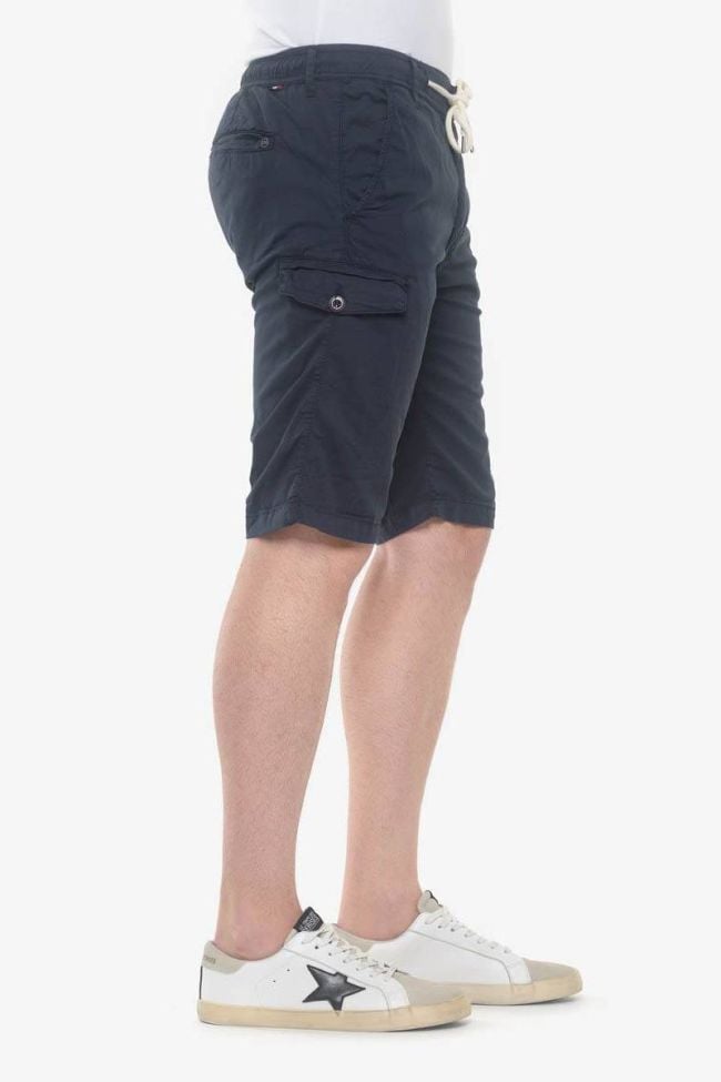 Navy blue Algo bermuda shorts