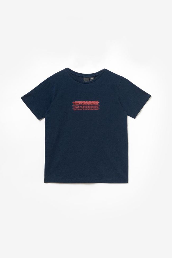 Printed navy blue Iowabo t-shirt