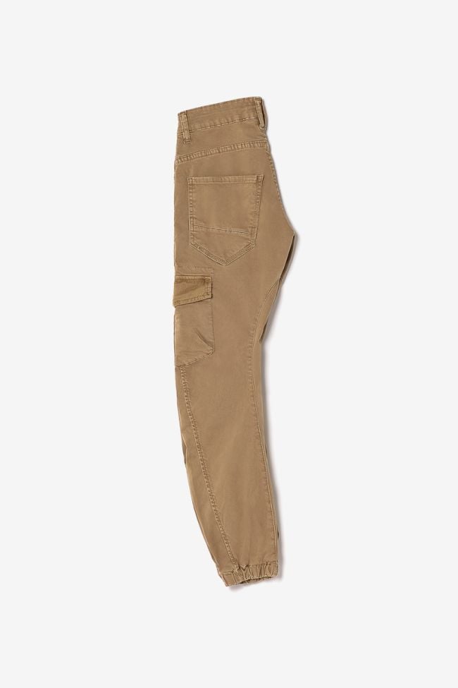 Twisted tapered brown Tobati trousers