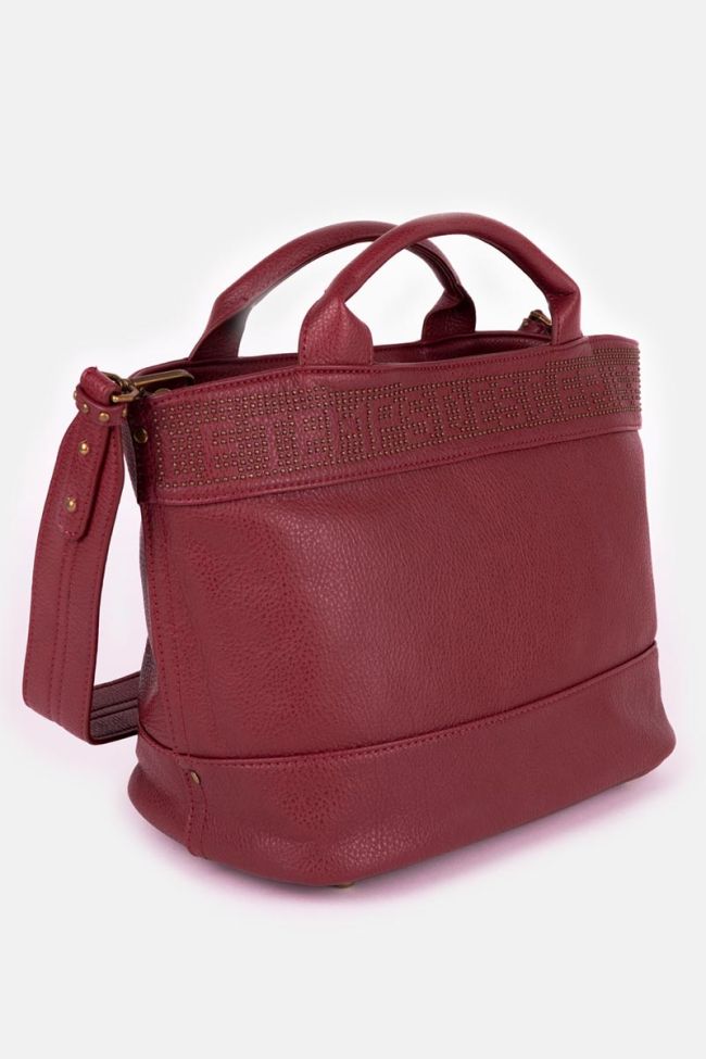 Red studded Astier bag