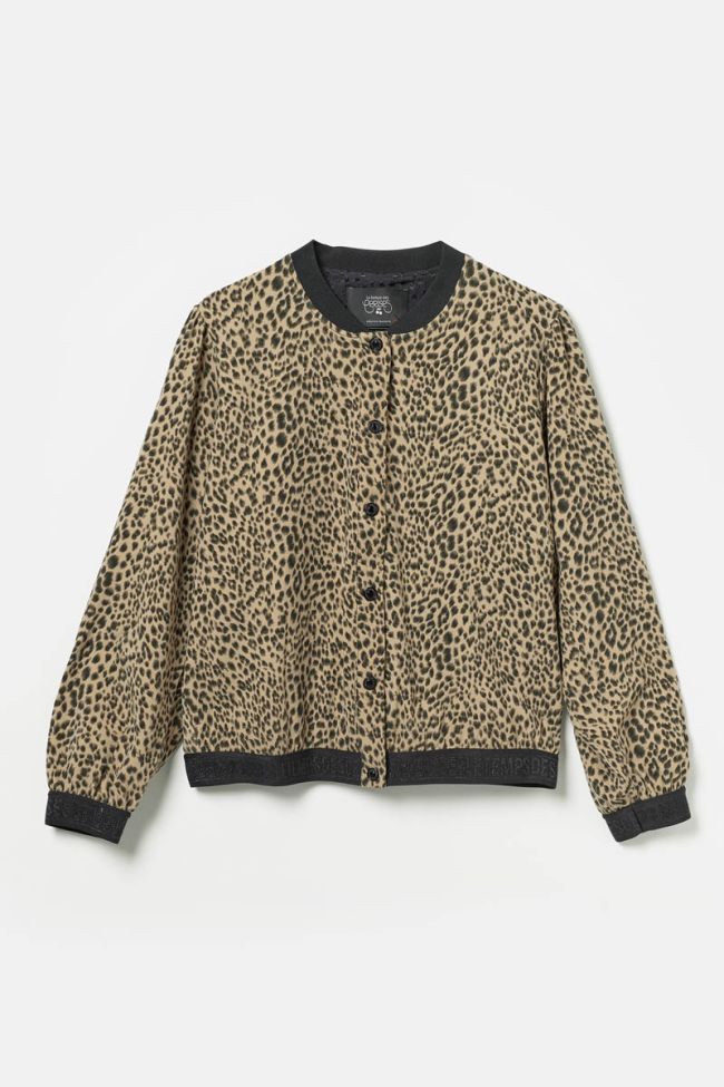 Leopard Ivanoe bomber jacket