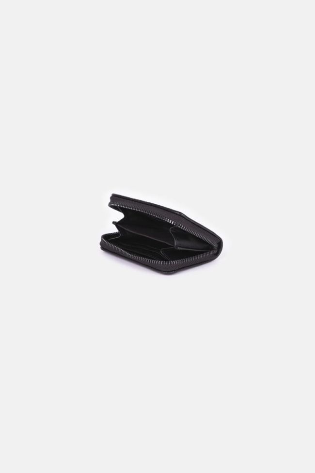 Kelta black studded mini wallet