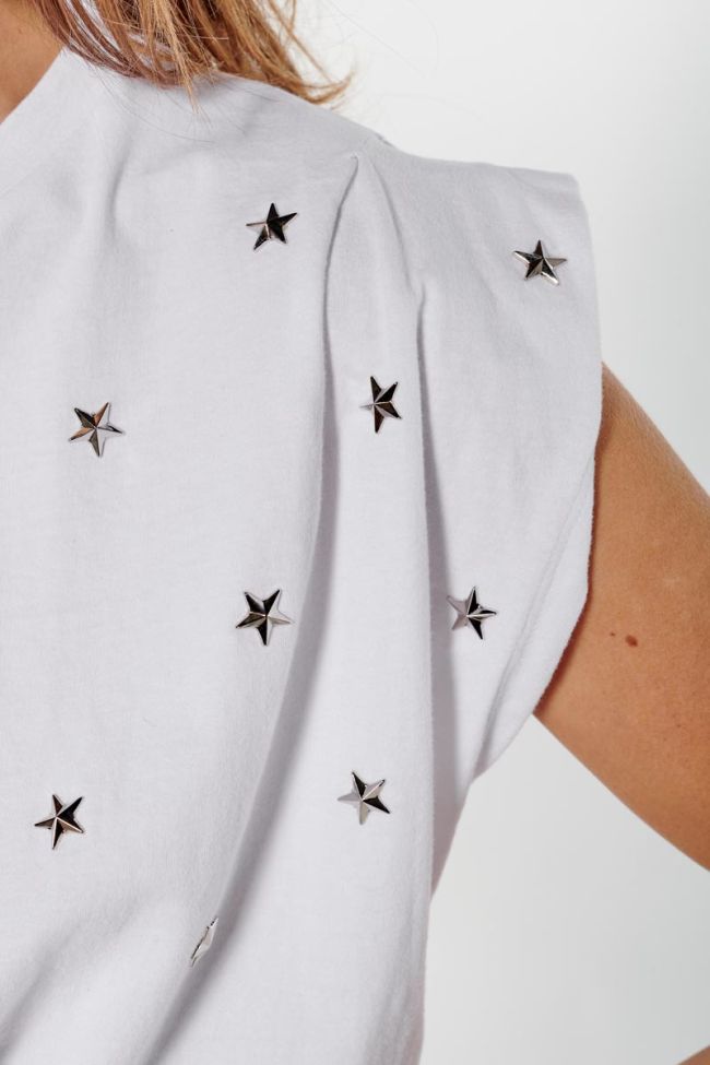 White starry Larm t-shirt