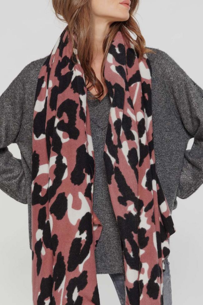 Pink leopard Lep scarf