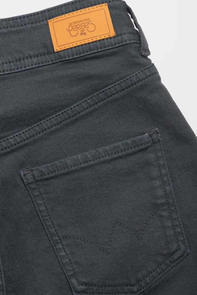 Straight-legged charcoal grey Sispo jeans