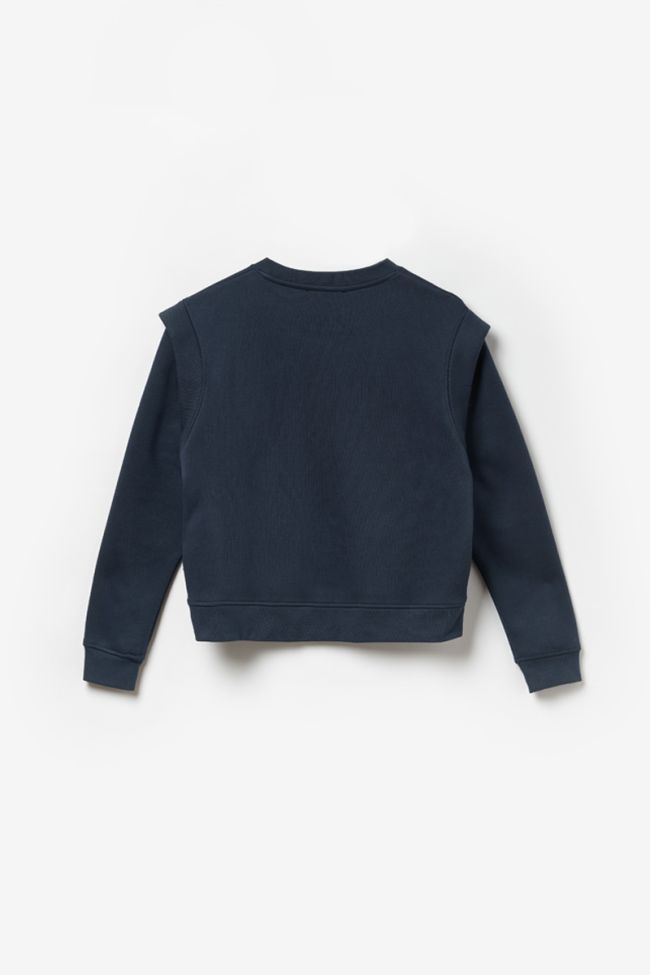 Printed navy blue Valegi sweatshirt