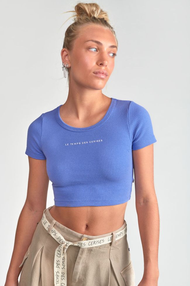 Crop top Yukongi bleu lavande